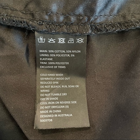 Bardot Ariana Dress Fit and Flare Eyelet High Low - Picture 13 of 15